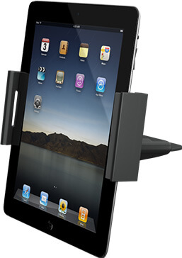 фото автодержателя CD-N7 с установленным iPad mini
